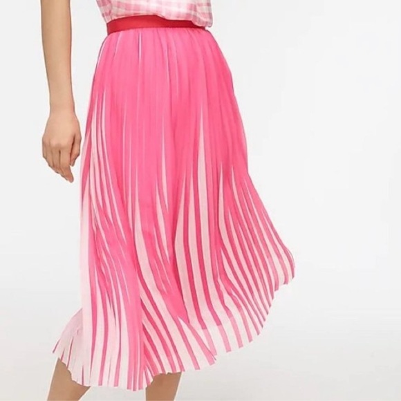J. Crew Dresses & Skirts - J.Crew peek a boo pleated skirt NWT